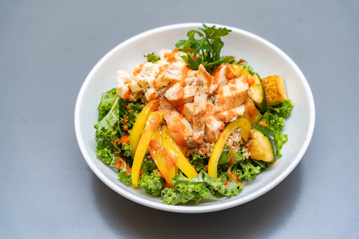 Build Your Own Green Power Bowls — custom grain bowls catering, best Mediterranean bowls Chicago