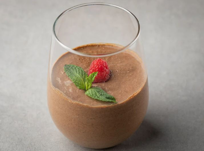 Chocolate Mousse Parfait — plant-based catering desserts Chicago